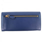PRADA Long Wallet Purse 1MH132 Main: Saffiano leather BLUETTE Blue type SAFFIANO TRIANGOLO Women Used Authentic
