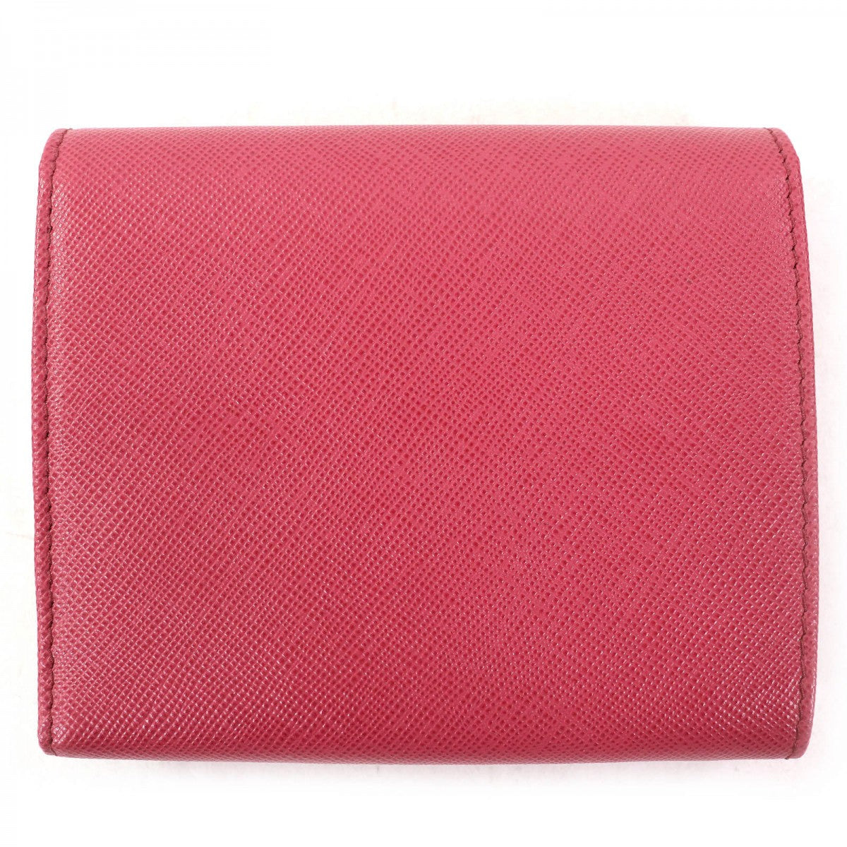 PRADA Tri-fold wallet 1M0176 Main: Saffiano leather, - BRUYERE Pink type SAFFIANO METAL Women Used Authentic