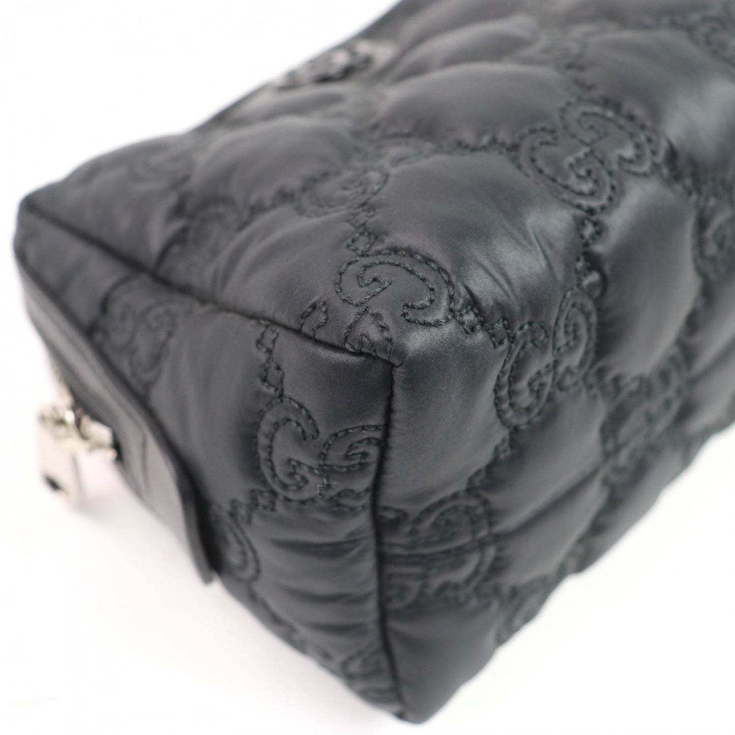 GUCCI Pouch 72604 Nylon Black purple