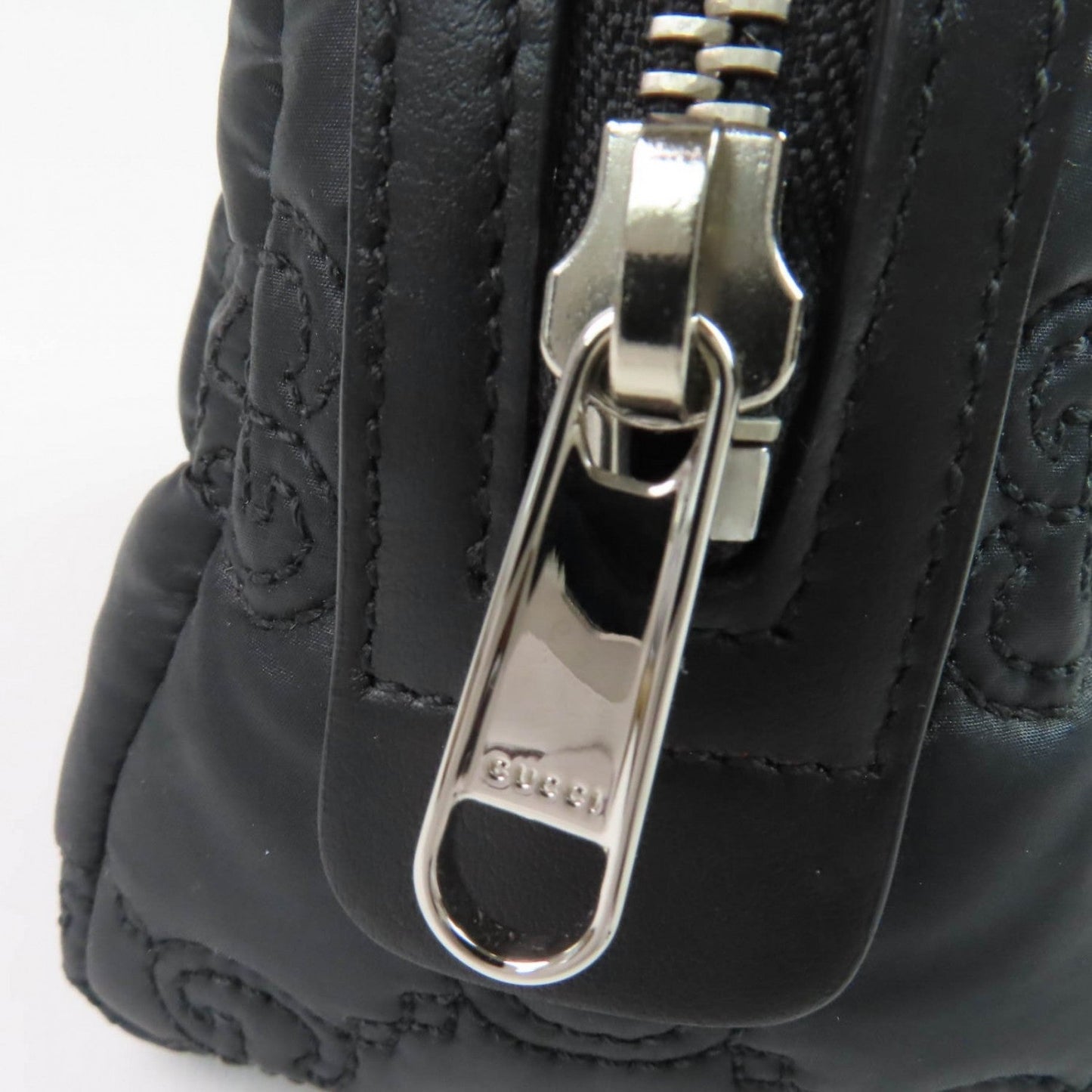 GUCCI Pouch 72604 Nylon Black purple