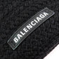 BALENCIAGA Shoulder Bag 695612 Nylon/Lambskin black Ibiza Small
