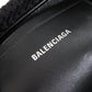 BALENCIAGA Shoulder Bag 695612 Nylon/Lambskin black Ibiza Small