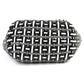 BALENCIAGA Shoulder Bag 671342 enamel Black gray white Bistro Basket Bag XS