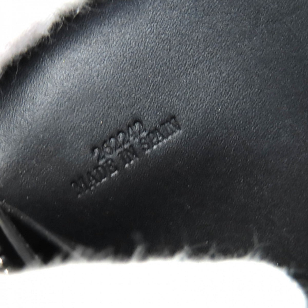 LOEWE Long Wallet Purse C660T12X02 Soft grain calf Anthracite Grey Zip Around Wallet