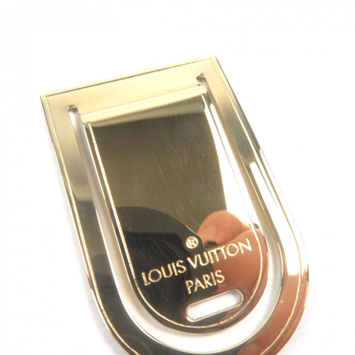 LOUIS VUITTON Money clip M65068 metal gold Panth A Vie Porto Address