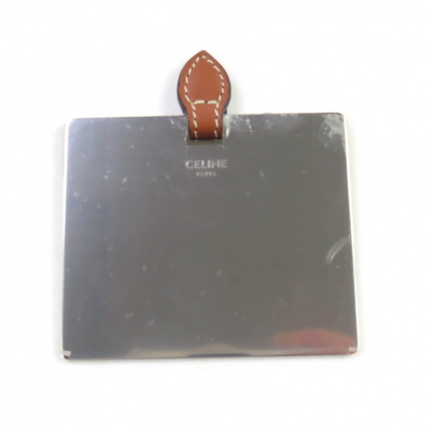 CELINE Cosmetics Pouch 4M5032CZJ leather Brown Cosmetic Lipstick Pouch