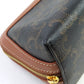 CELINE Cosmetics Pouch 4M5032CZJ leather Brown Cosmetic Lipstick Pouch