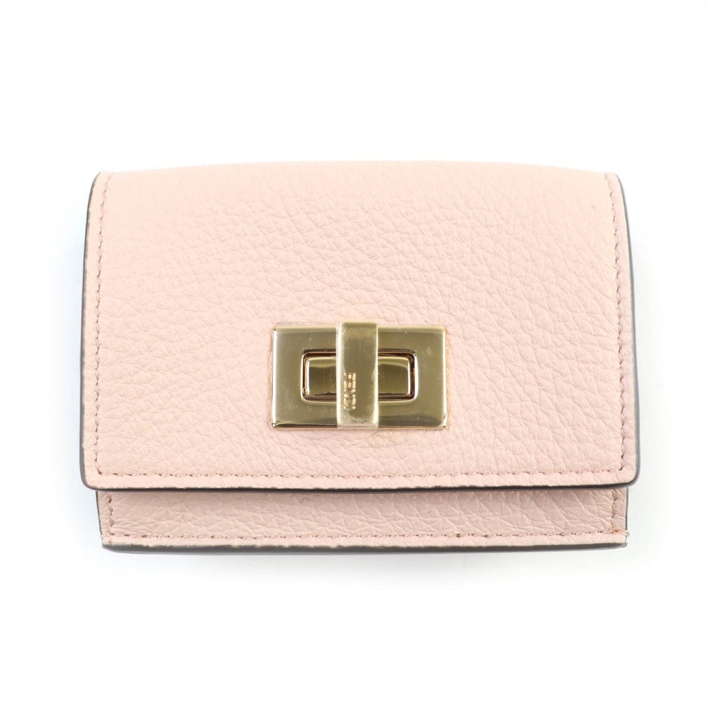FENDI Tri-fold wallet 8M0426 leather pink Celeria Peekaboo