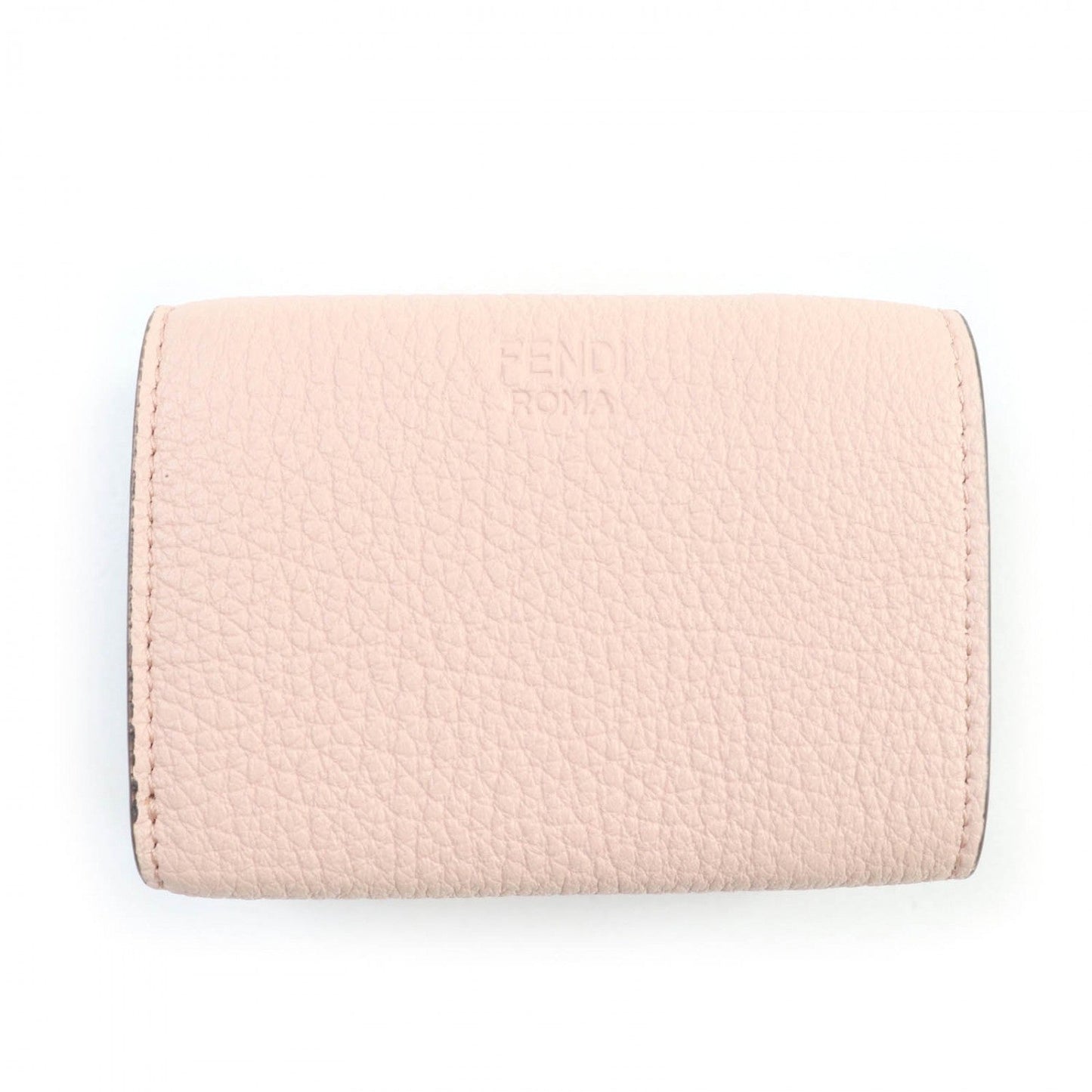 FENDI Tri-fold wallet 8M0426 leather pink Celeria Peekaboo