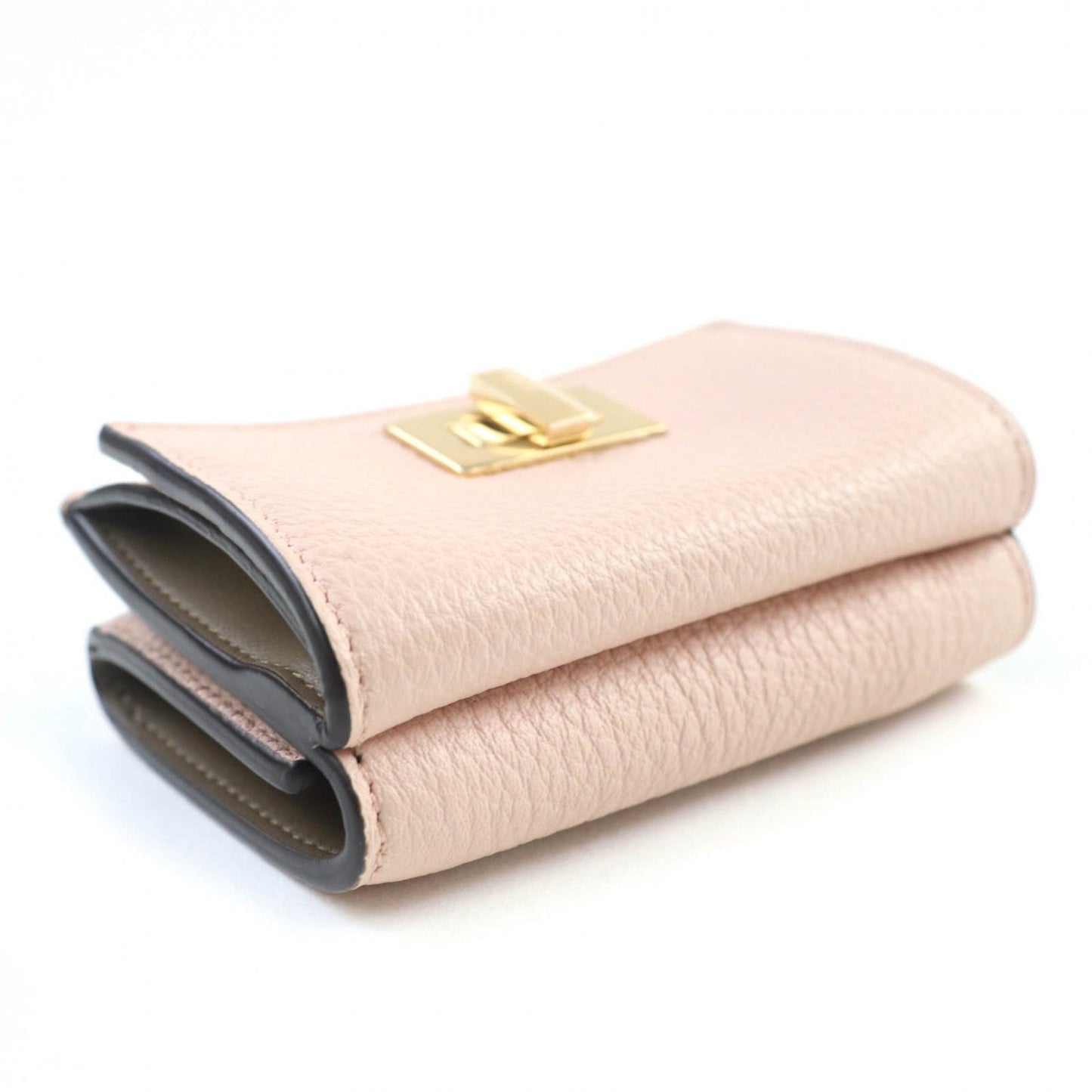 FENDI Tri-fold wallet 8M0426 leather pink Celeria Peekaboo