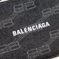 BALENCIAGA Coin case 640535 leather black CASH