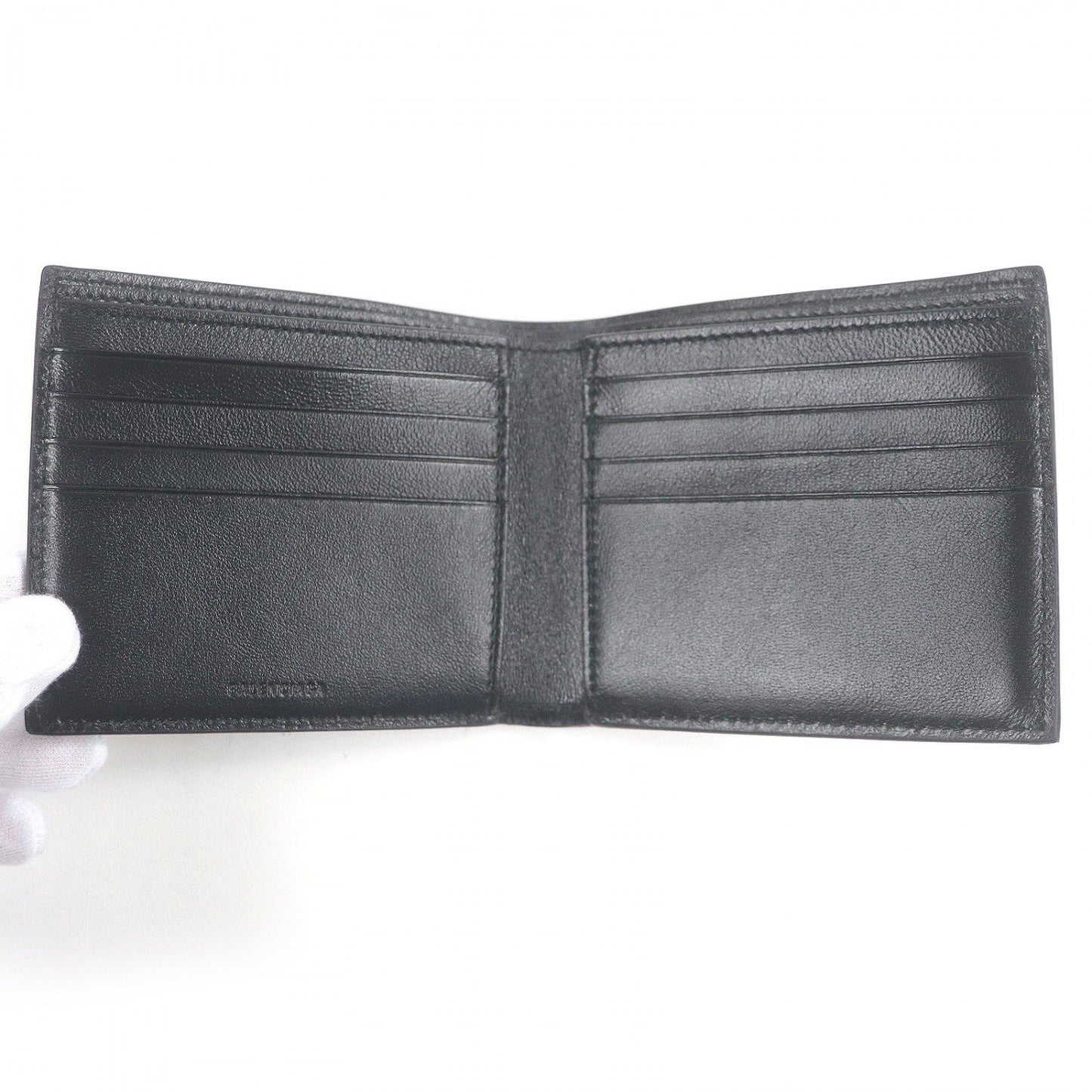 BALENCIAGA Bill Compartment 594549 leather black