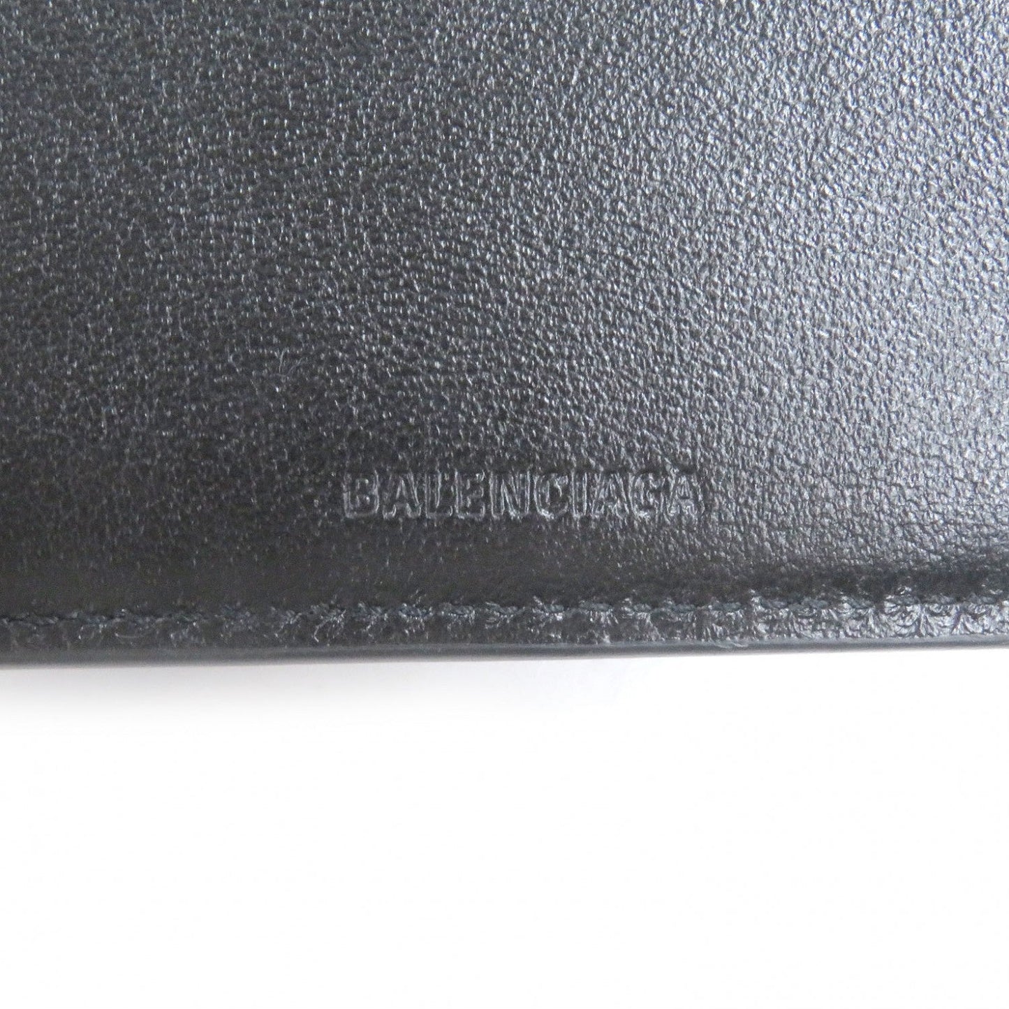 BALENCIAGA Bill Compartment 594549 leather black
