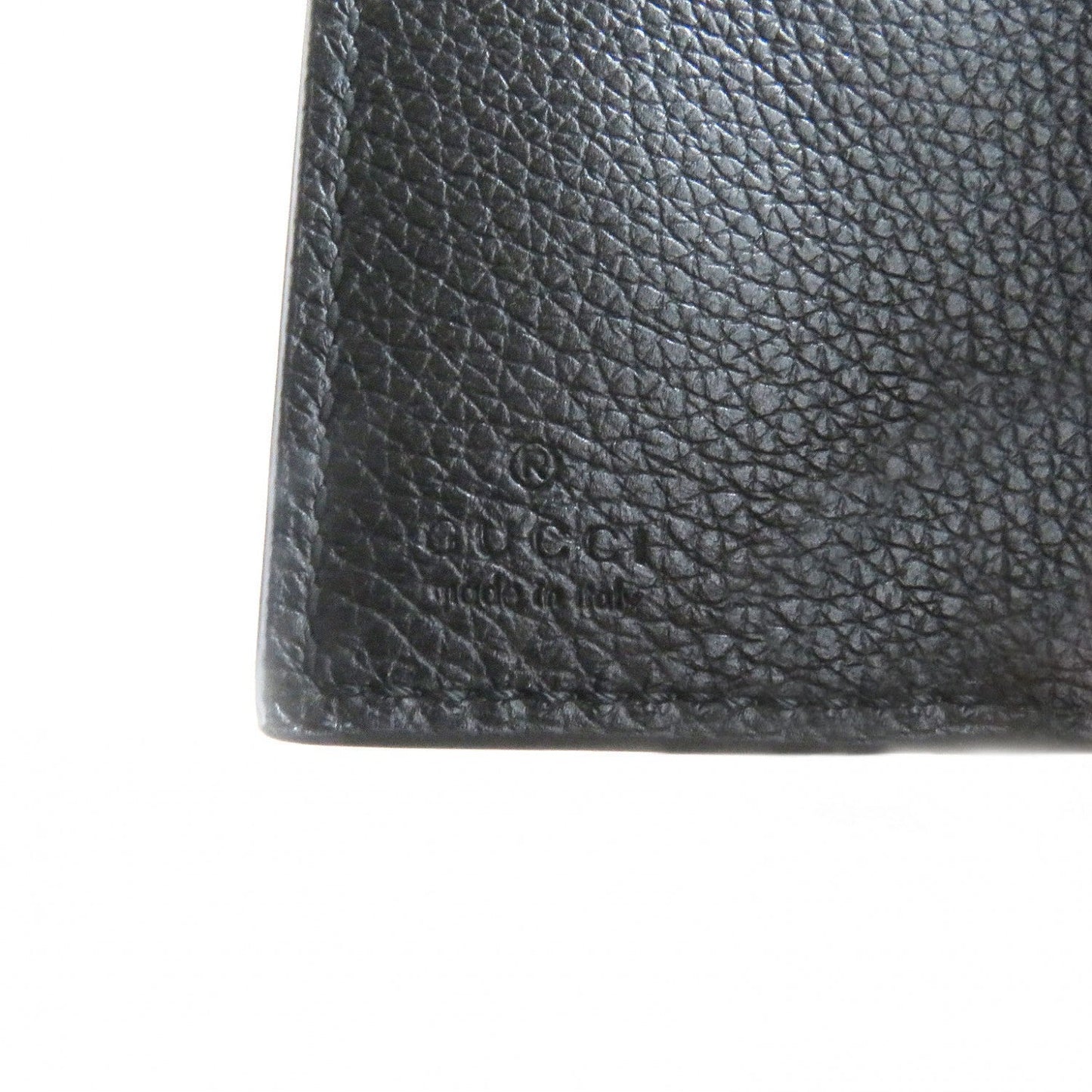 GUCCI Tri-fold wallet 736151 leather black