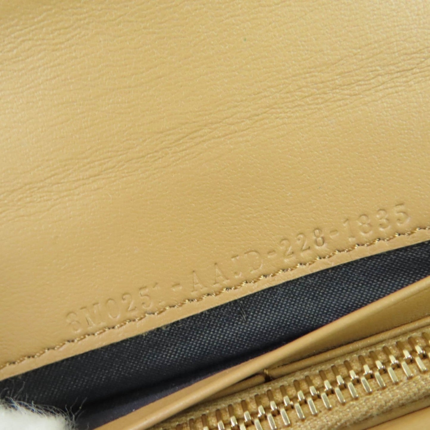 FENDI Long Wallet Purse 8M0251 Nappa leather Brown type