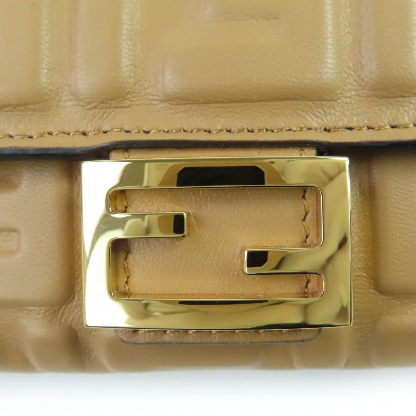 FENDI Long Wallet Purse 8M0251 Nappa leather Brown type