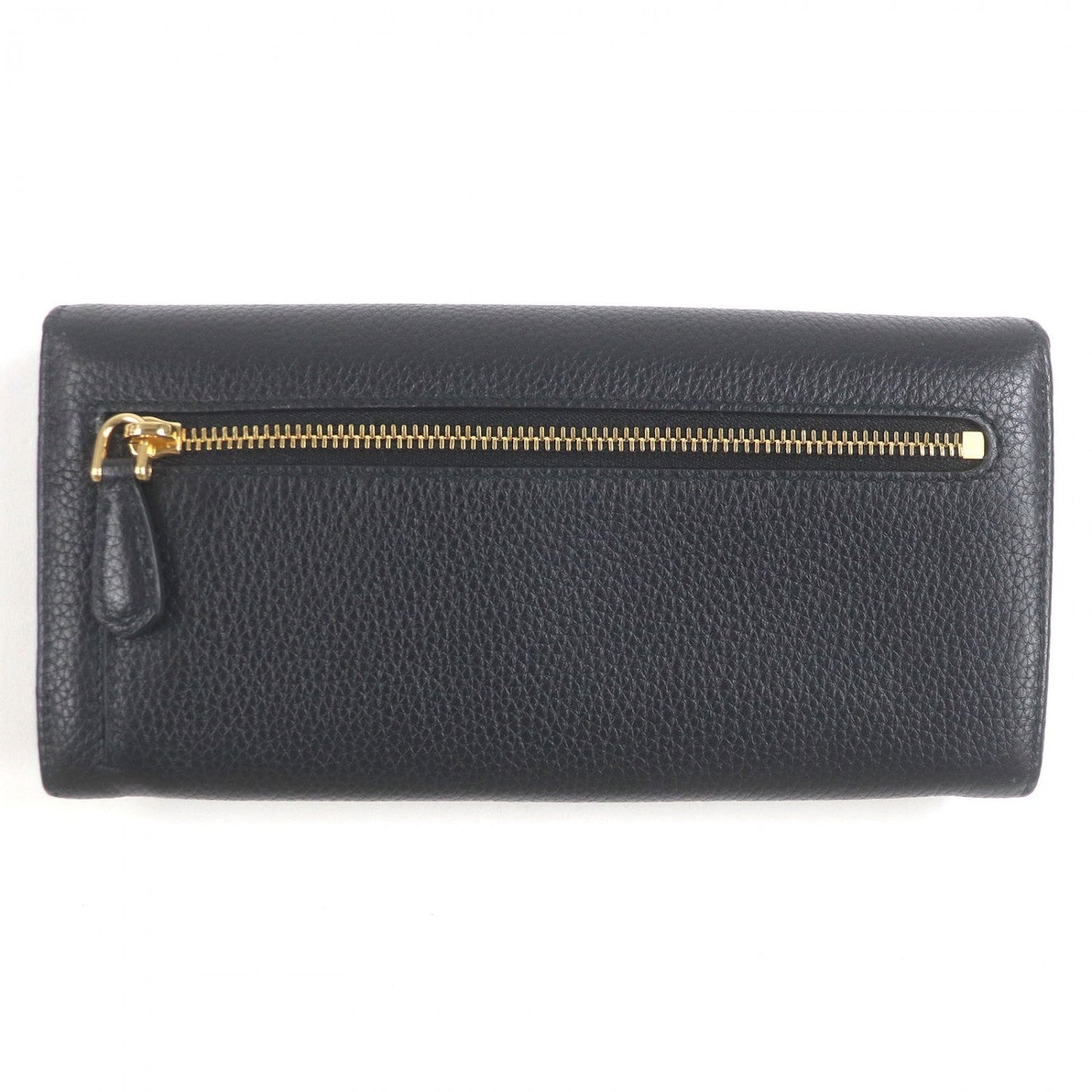 PRADA Long Wallet Purse 1MH132 leather black