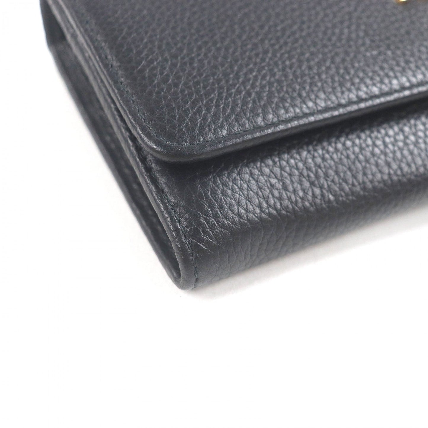 PRADA Long Wallet Purse 1MH132 leather black