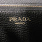 PRADA Long Wallet Purse 1MH132 leather black