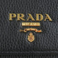 PRADA Long Wallet Purse 1MH132 leather black