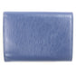 PRADA Tri-fold wallet 1MH021 leather BLUETTE