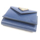 PRADA Tri-fold wallet 1MH021 leather BLUETTE
