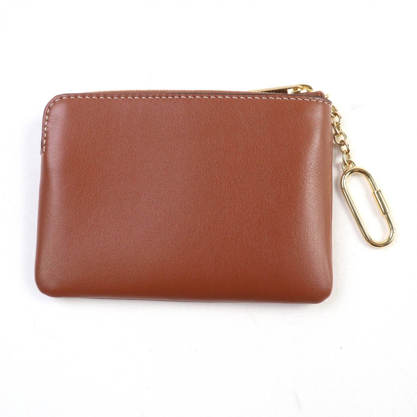 CELINE Coin case Calf leather Brown Cuir Triomphe Coin Purse