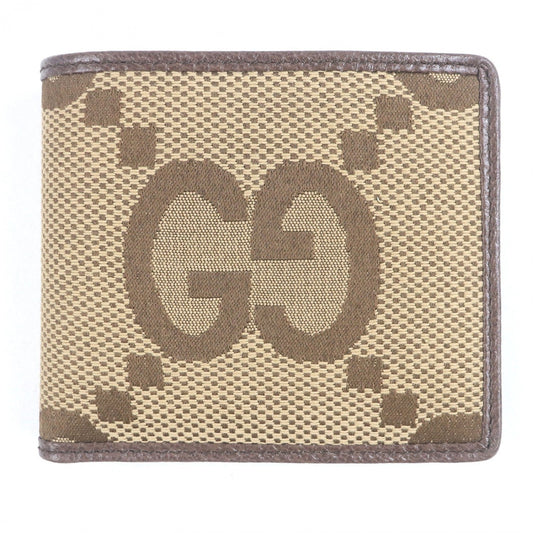 GUCCI Bifold Wallet 699308 canvas Brown