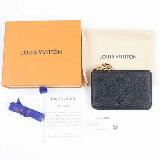 LOUIS VUITTON Coin case M81883 Monogram Ann Platt black Card Case Porto Cult Romy
