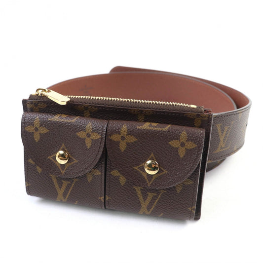 LOUIS VUITTON Pouch M9836 Monogram canvas Brown Santur Pochette Duo Bag 90/36