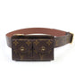 LOUIS VUITTON Pouch M9836 Monogram canvas Brown Santur Pochette Duo Bag 90/36