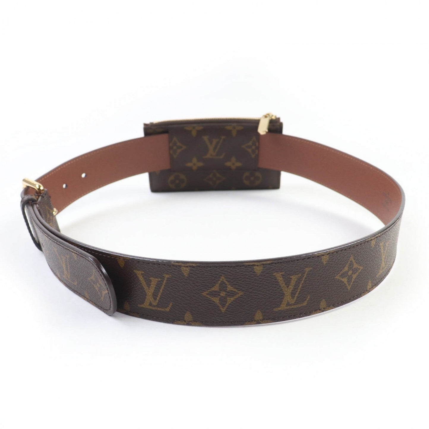 LOUIS VUITTON Pouch M9836 Monogram canvas Brown Santur Pochette Duo Bag 90/36