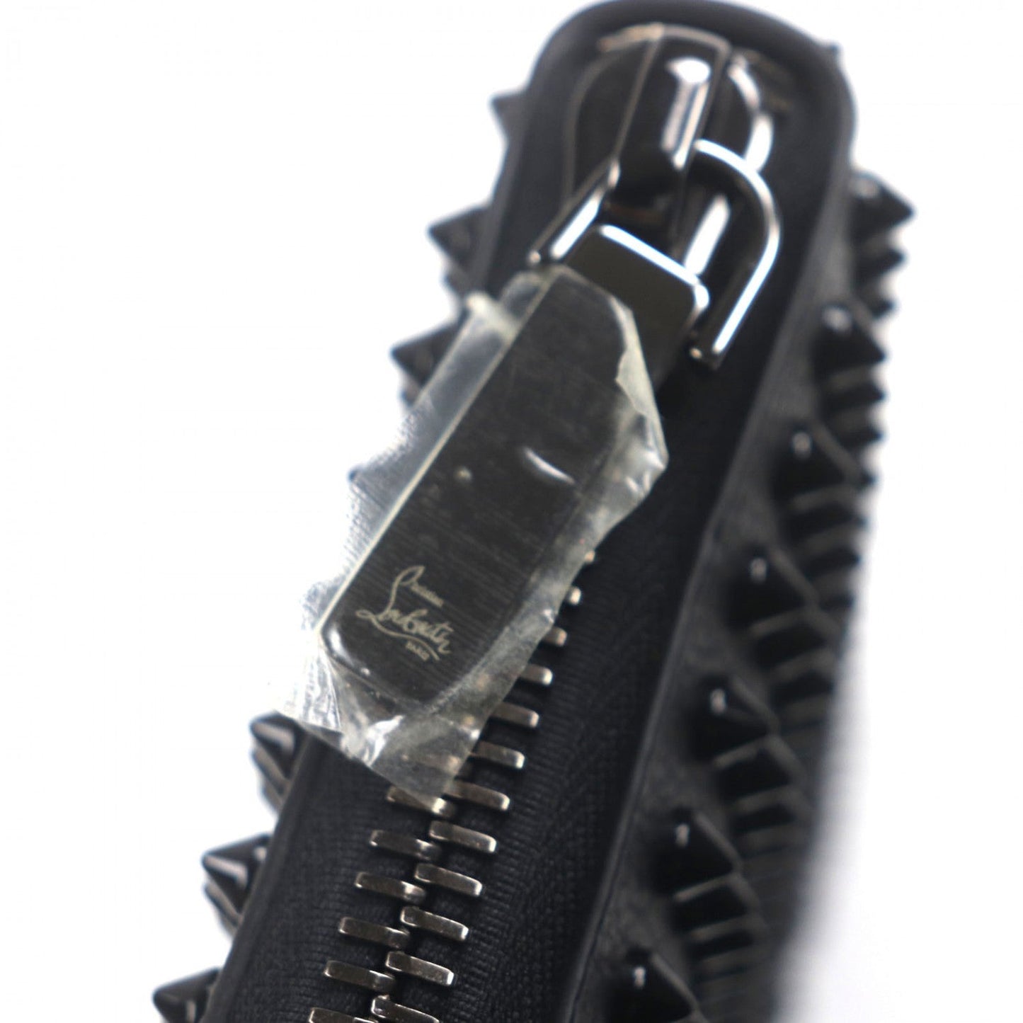 Christian Louboutin Long Wallet Purse 1165044 leather black Panettone