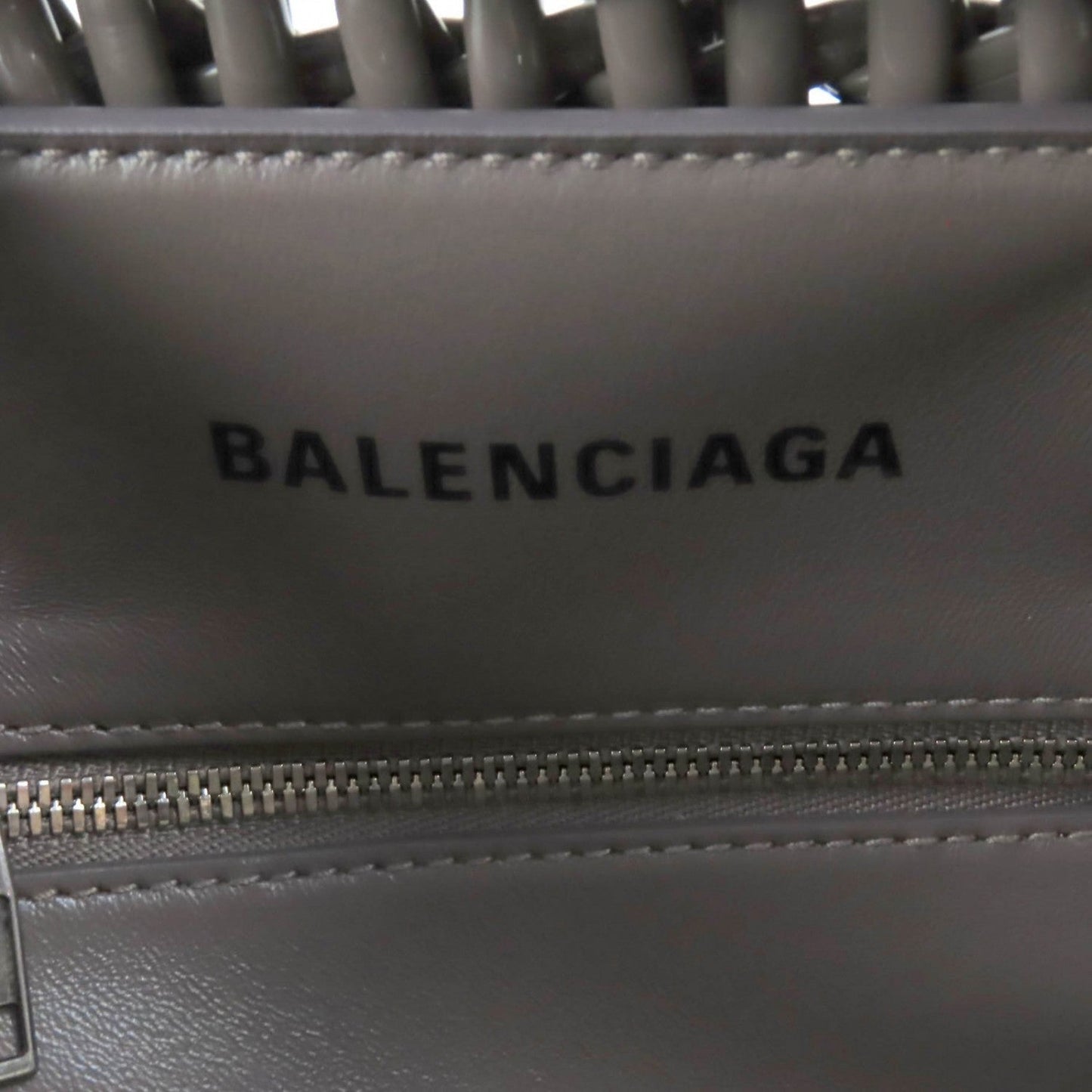 BALENCIAGA Handbag 671342 ー Gray type Bistro XS