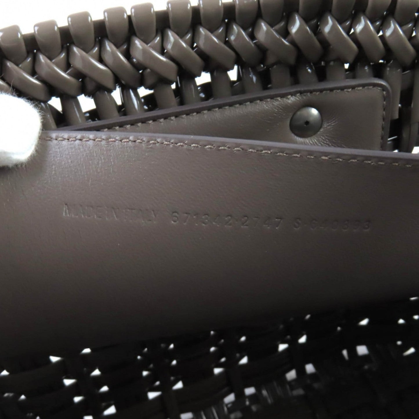 BALENCIAGA Handbag 671342 ー Gray type Bistro XS