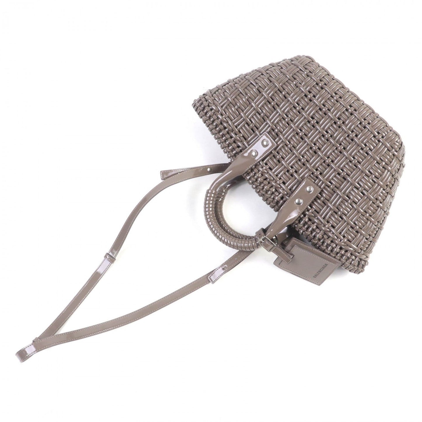 BALENCIAGA Handbag 671342 ー Gray type Bistro XS