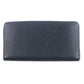 CELINE Long Wallet Purse 10B553BEL Grained calfskin Dark navy