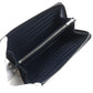 CELINE Long Wallet Purse 10B553BEL Grained calfskin Dark navy