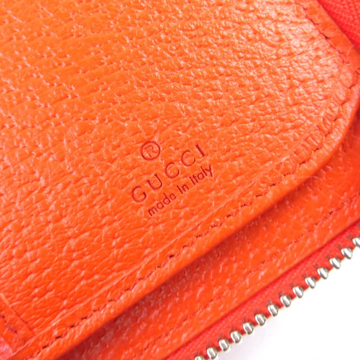 GUCCI Long Wallet Purse 822051 GG canvas Beige orange