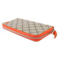 GUCCI Long Wallet Purse 822051 GG canvas Beige orange