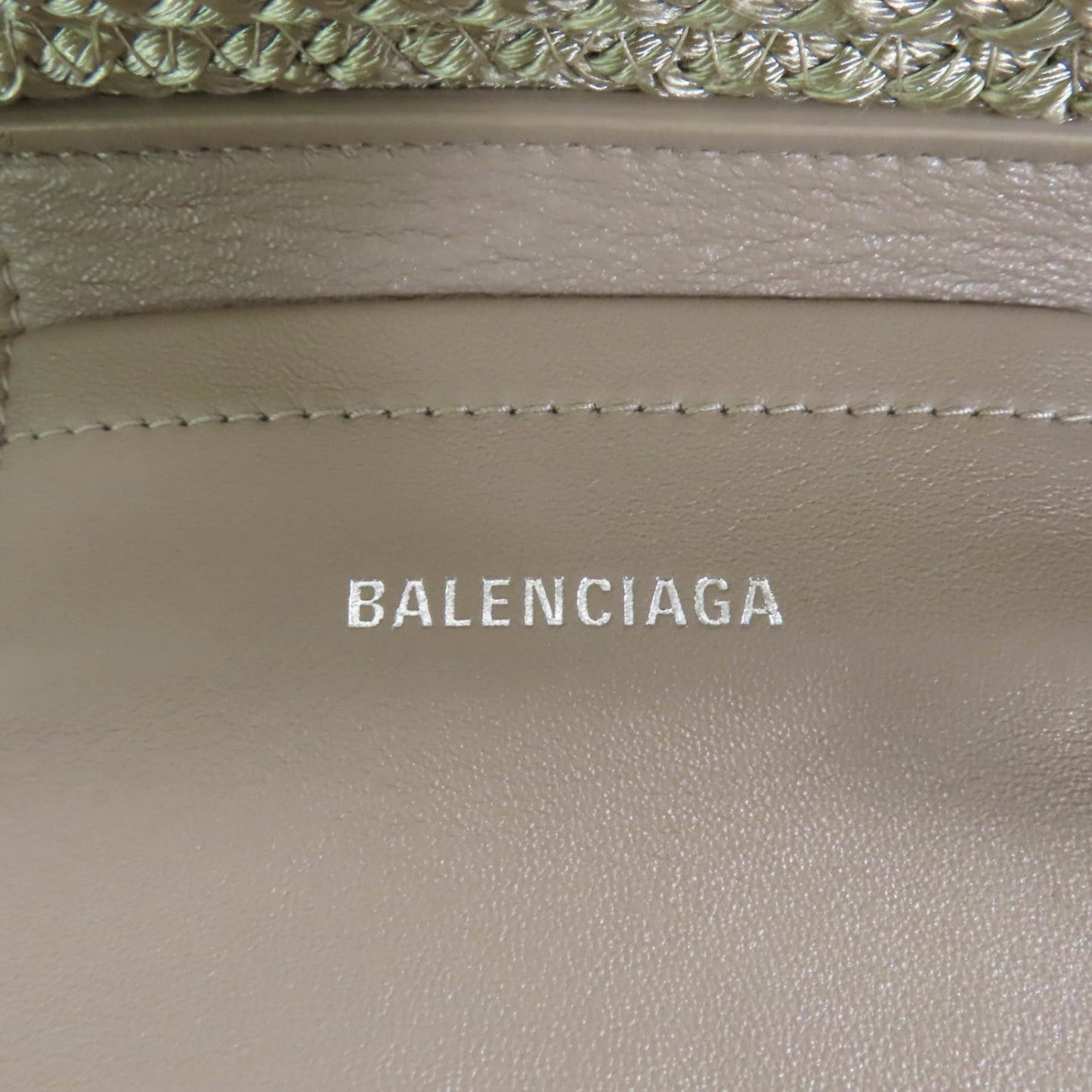 BALENCIAGA Shoulder Bag 695612 ー khaki Ibiza Small