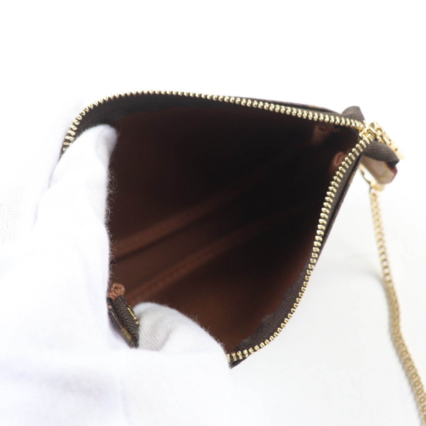 LOUIS VUITTON Accessory pouch M58009 Monogram canvas Brown Mini Pochette Accessoires