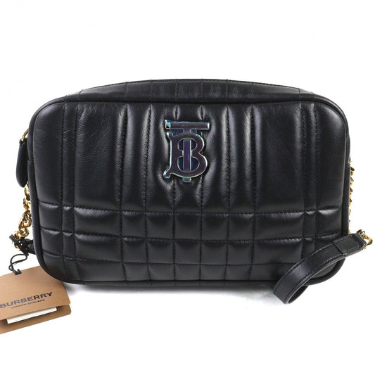 BURBERRY Shoulder Bag 80608941 leather black Small Roller Camera Bag