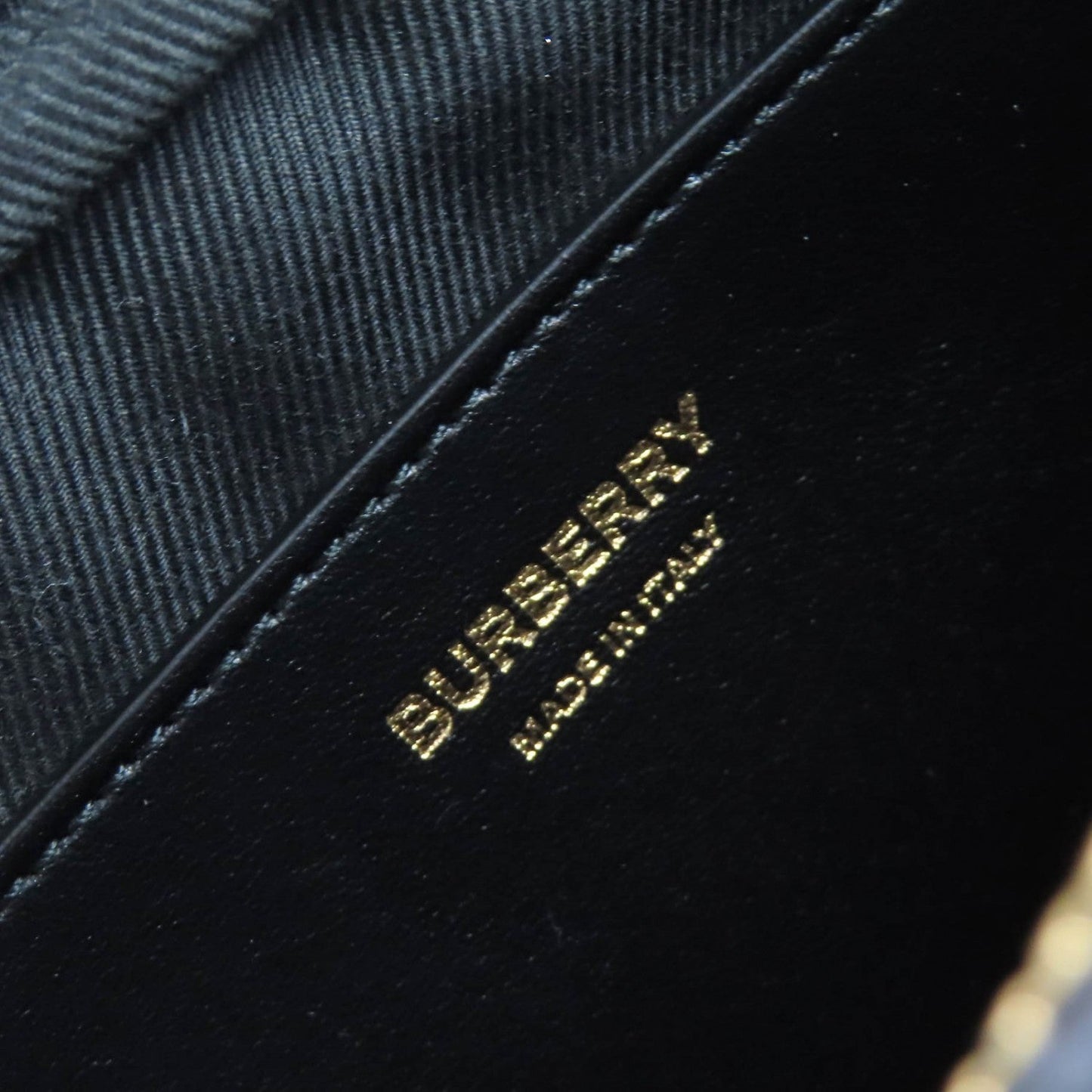 BURBERRY Shoulder Bag 80608941 leather black Small Roller Camera Bag