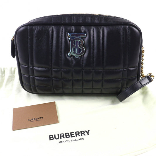 BURBERRY Shoulder Bag 80608941 leather black Small Roller Camera Bag