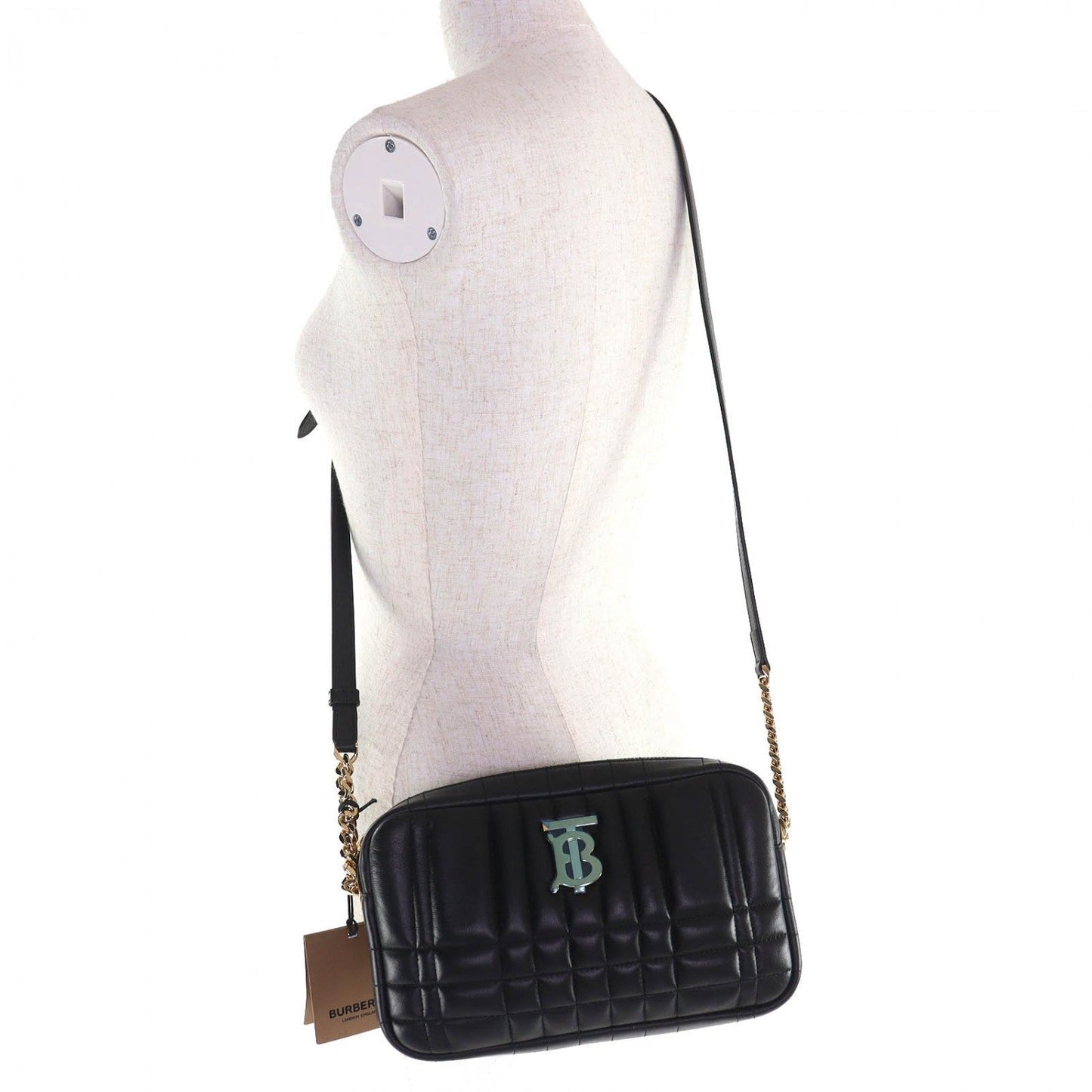 BURBERRY Shoulder Bag 80608941 leather black Small Roller Camera Bag