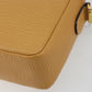 FENDI Shoulder Bag Leather Beige Gold