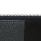 LOUIS VUITTON Long Wallet Purse M30731 Taiga leather (stamped) Noir Grey Trio Color New Zip Around RFID Taiga Zippy Wallet Vertical mens Used Authentic