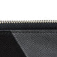 LOUIS VUITTON Long Wallet Purse M30731 Taiga leather (stamped) Noir Grey Trio Color New Zip Around RFID Taiga Zippy Wallet Vertical mens Used Authentic