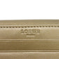 LOEWE Long Wallet Purse 182.82C18 Nappa Dark gold Lambskin wallet Coin case Anagram emboss Long flap wallet unisex(Unisex) Used Authentic
